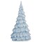 Northlight 12.5" Blue and White Textured Christmas Tree Tabletop Decor